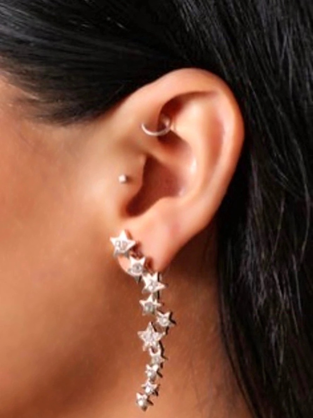 Star Drop Earrings